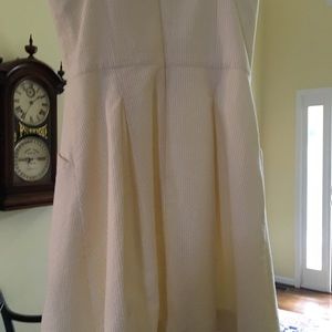 Cute Lilly Pulitzer seersucker strapless sundress